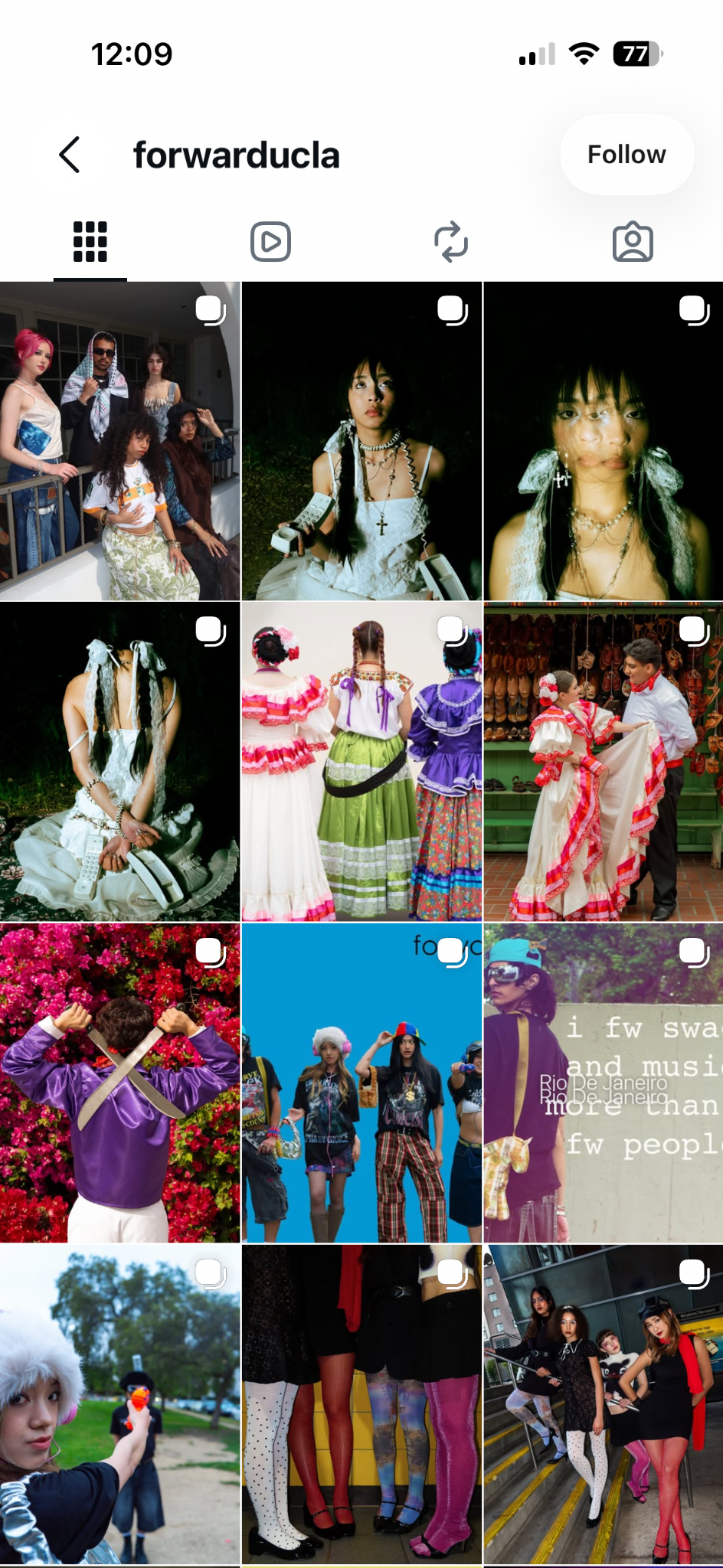 Forward UCLA Instagram feed view 2